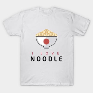 I Love Noodle T-Shirt